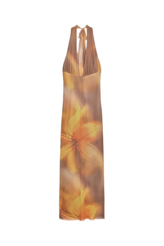 Vestido midi - Castanho