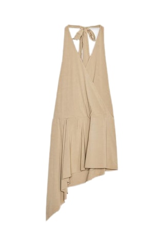 Vestido direito - Bege