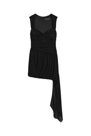 Vestido com fivela - Preto