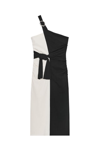 Vestido assimétrico - Preto
