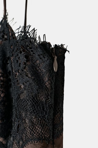 Vestido midi - Castanho