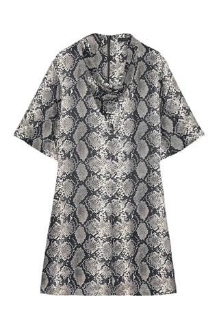 Vestido direito - Cinzento