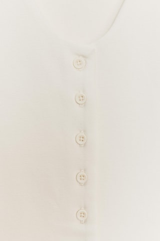 Vestido justo - Cru