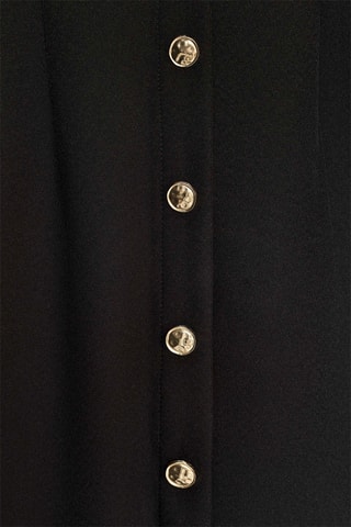 Vestido direito - Preto