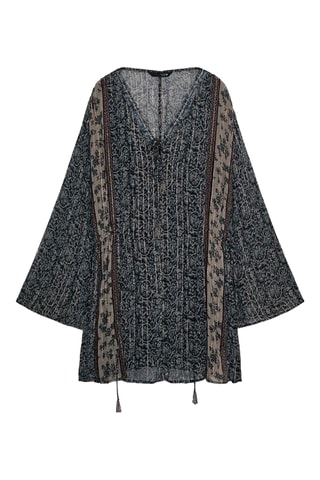 Vestido direito - Cinzento