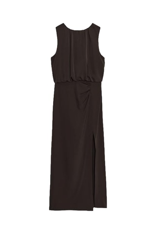 Vestido comprido - Castanho