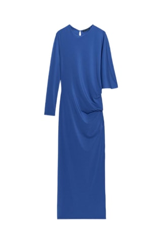 Vestido direito - Azul-real