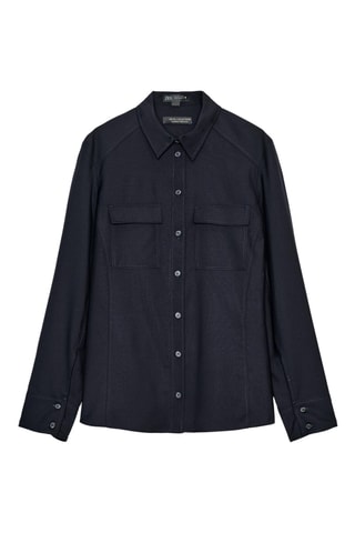 Blusa em lã - Azul-marinho