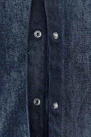 Camisa de ganga - Azul-escuro