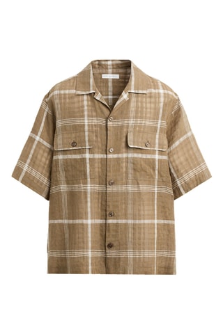 Camisa em linho - Bege