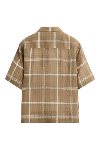 Camisa em linho - Bege