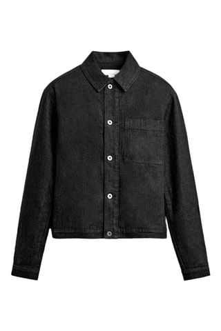 Camisa em calças de ganga - Preto