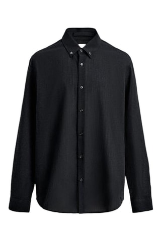 Camisa em lã - Preto