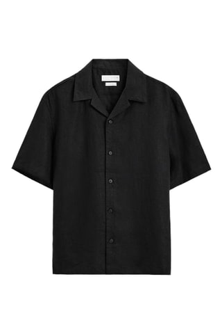 Camisa em linho - Preto