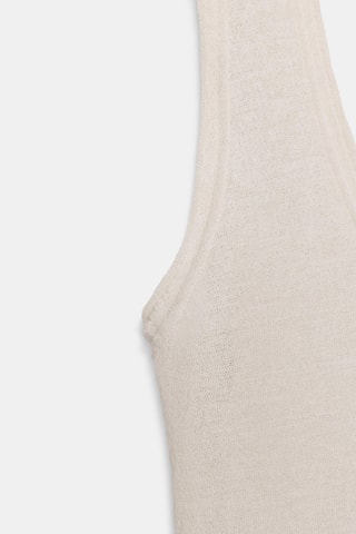 T-shirt em lã - Cru
