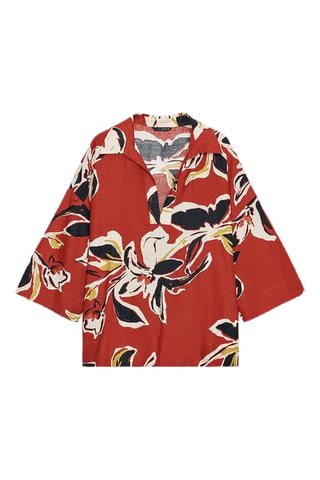 Blusa - Vermelho-tijolo