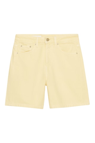 Calções de ganga - Amarelo