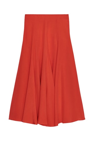 Saia midi - Vermelho