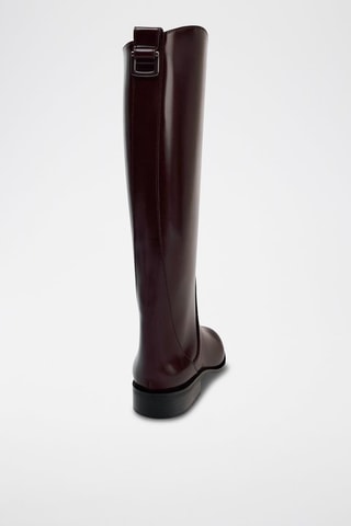 Botas envernizadas - Bordô