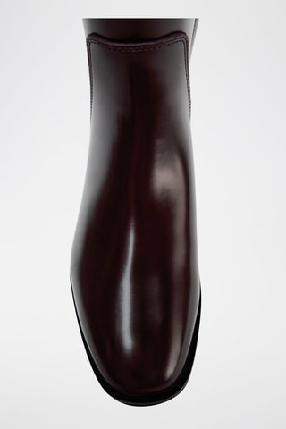 Botas envernizadas - Bordô