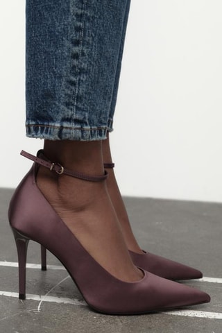Sapatos de salto - Rosa-velho