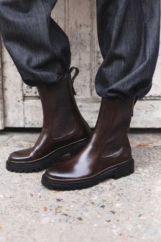 Botins Chelsea - Castanho