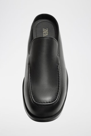 Mocassins em couro - Preto