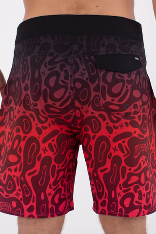 Zwemshort Dip and Dye - Rood