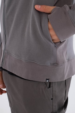 Fleece Sweater met Capuchon - Zwart