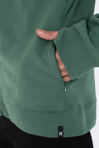 Fleece Sweater met Capuchon - Groen