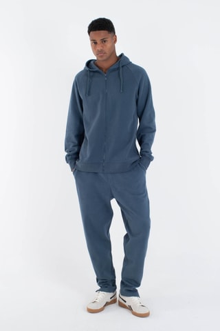 Fleece Sweater met Capuchon - Blauw