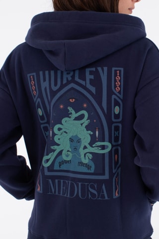 Fleece Sweater met Capuchon - Paars