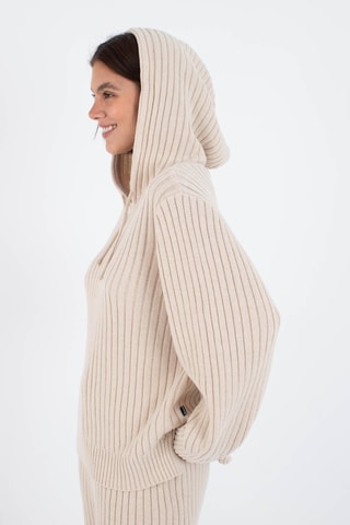 Trui met Capuchon - Beige