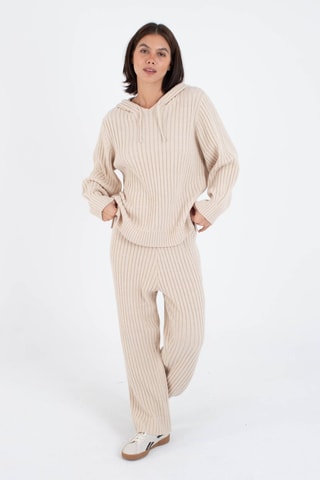 Trui met Capuchon - Beige