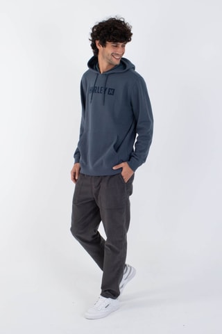 Fleece Sweater met Capuchon - Grijs