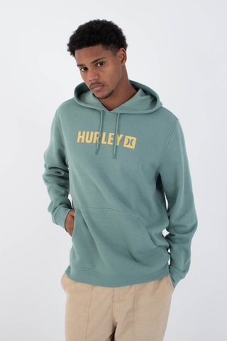 Fleece Sweater met Capuchon - Groen