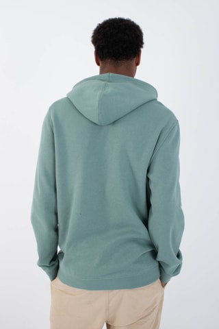 Fleece Sweater met Capuchon - Groen