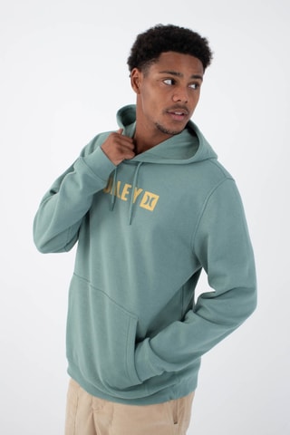 Fleece Sweater met Capuchon - Groen