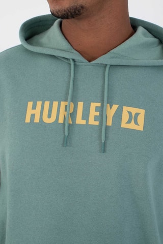Fleece Sweater met Capuchon - Groen
