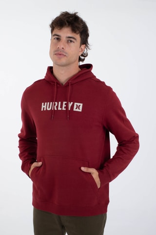 Fleece Sweater met Capuchon - Rood