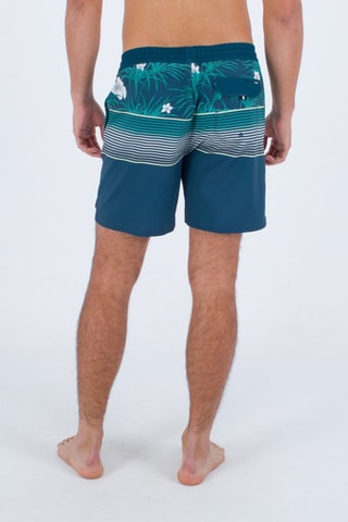 Short - Blauw - Wit, blauw en groen