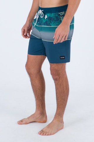 Short - Blauw - Wit, blauw en groen