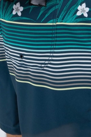 Short - Blauw - Wit, blauw en groen