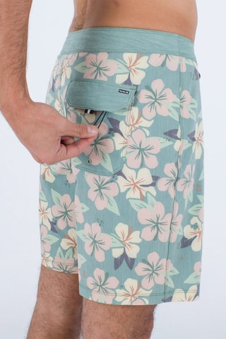 Zwemshort - Groen - Wit, groen en roze