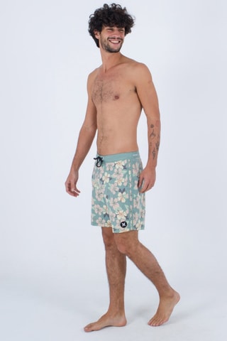 Zwemshort - Groen - Wit, groen en roze