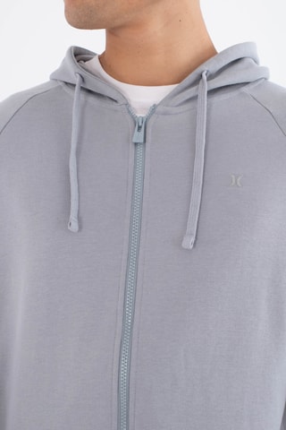 Fleece Sweater met Capuchon - Blauw