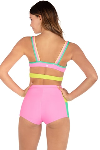 Short - Roze - Groen, geel en roze