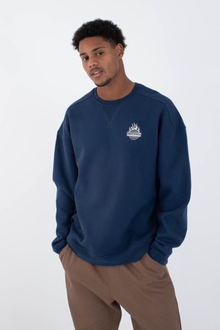 Fleece Sweater - Blauw