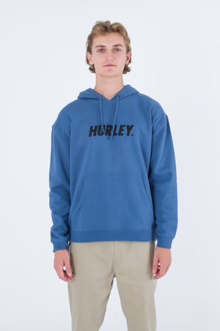 Fleece Sweater met Capuchon - Blauw