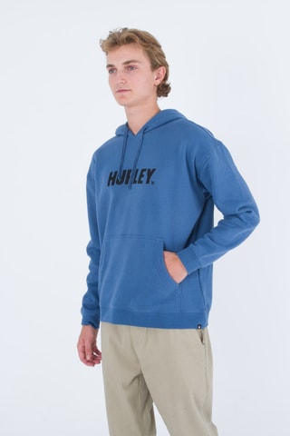 Fleece Sweater met Capuchon - Blauw